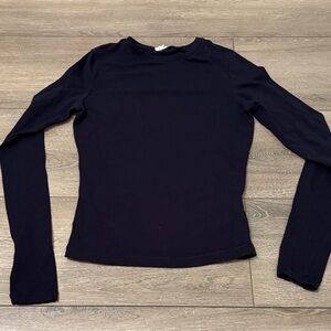 Classic Navy Long Sleeve Top